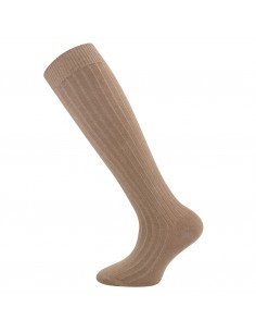 Knee Socks Rib Camel - Ewers
