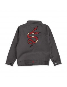 Denim Jacket with Embroidery - CarlijnQ