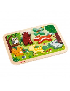 Chunky Puzzle Forest 7 pcs - Janod