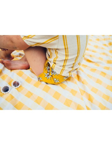 eenzaam te rechtvaardigen investering Stripes Yellow Puffed Sleeves Shirt - CarlijnQ