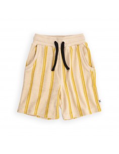 Stripes Yellow Bermuda -...