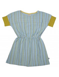 Deniz Dress Terry Lines - Baba Kidswear