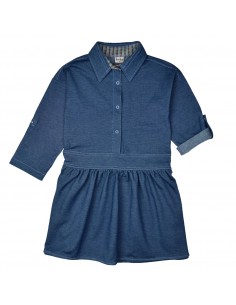Greetje Dress Blue - Baba Kidswear