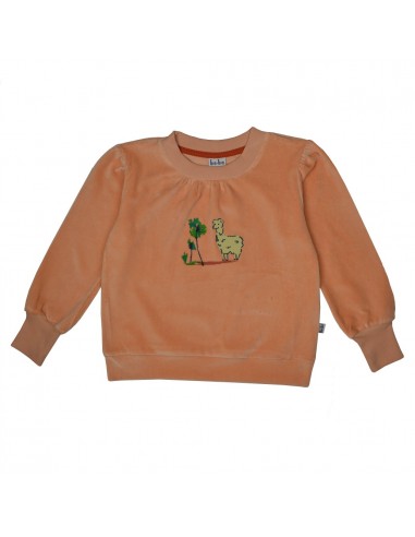 Beatrice Sweater Velvet Peach - Baba Kidswear