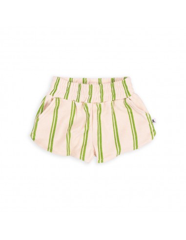 Stripes Green Sporty Shorts - CarlijnQ