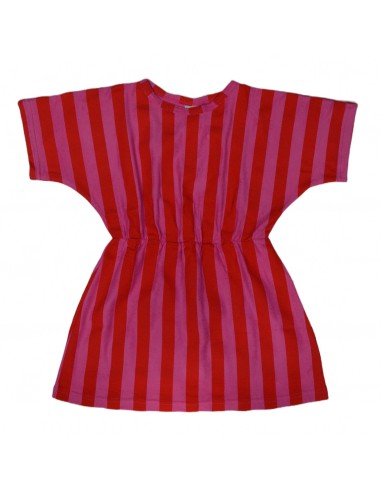 Harper Dress Pink Stripes - Baba Kidswear
