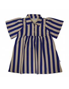 Hilou Dress Vertical Stripe - Baba Kidswear