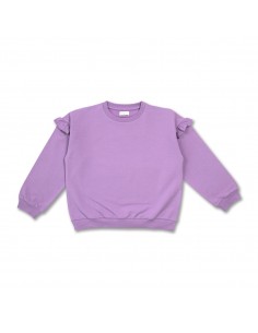 Ruffle Sweater English Lavender - Petit Blush