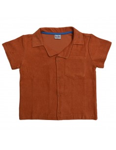 Dobi Shirt Terracotta Terry - Baba Kidswear