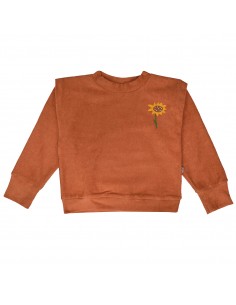 Gea Sweater Terracotta Terry - Baba Kidswear