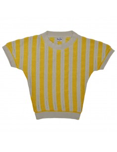 Knitted Shirt Yellow - Baba Kidswear