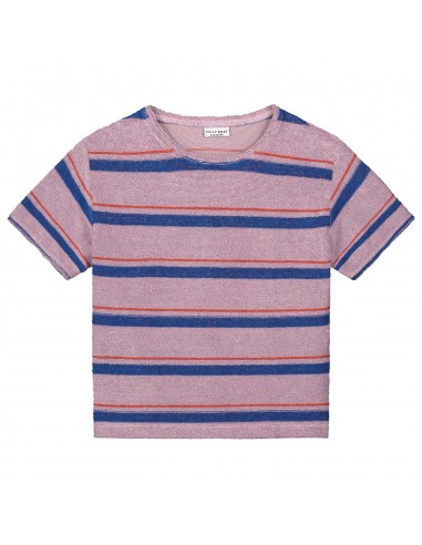 Striped Towel Tshirt Lilac - Daily Brat