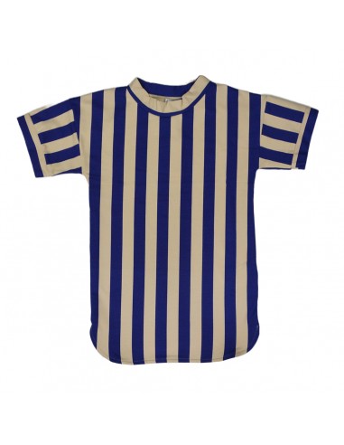 Hazel Dress Blue Stripes - Baba Kidswear