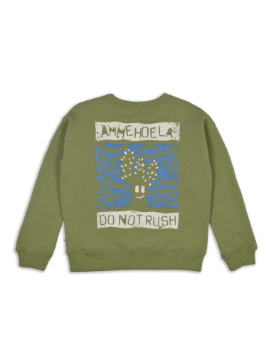 Rocky Sweatshirt Mosstone - Ammehoela