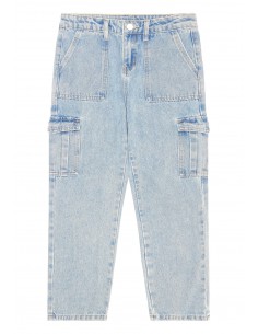 Cargo Loose Fit Jeans Lgt Blue - The New