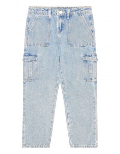 Cargo Loose Fit Jeans Lgt Blue - The New