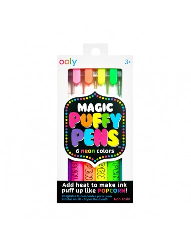 Magic Neon Puffy Pens - OOLY