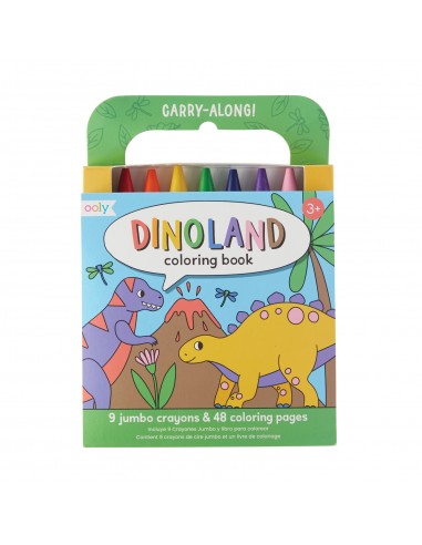 Carry-Along Coloring Book Dino Land - OOLY