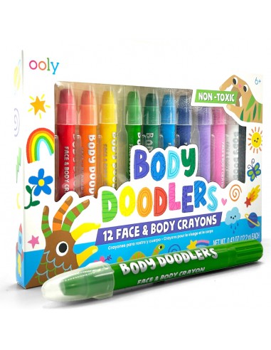 Body Doodlers Face & Body Crayons - OOLY