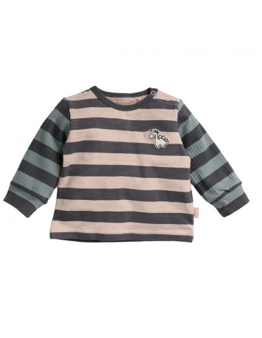 Shirt Striped Dino - BESS*