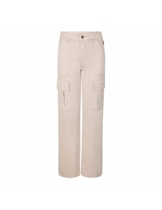 Leona Cargo Pants Pearl Grey - Blue Rebel