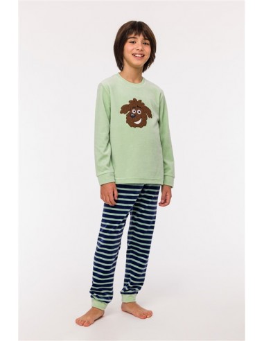 Pyjama Labradoodle Velours Zachtgroen - Woody