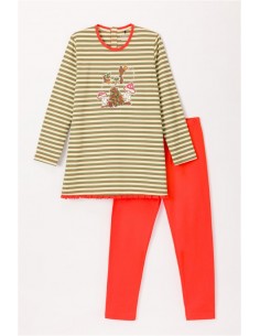 Pyjama Duck Multicolor Stripes - Woody