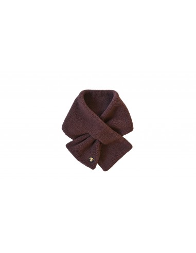 Sherpa Fleece Scarf Dark Brown - Ducksday