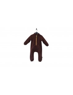 Sherpa Fleece Overall Dark Brown - Ducksday