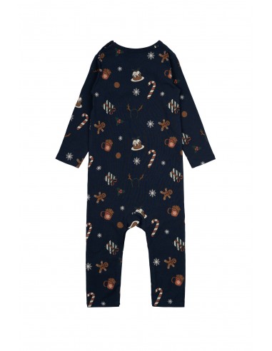 Holiday Jumpsuit Navy - The New Siblings