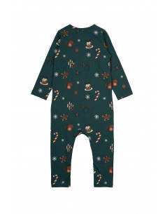 Holiday Jumpsuit Green - The New Siblings