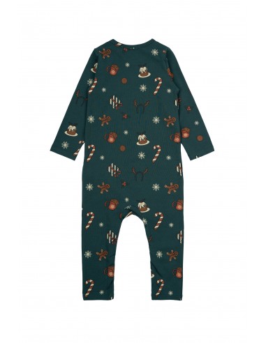 Holiday Jumpsuit Green - The New Siblings