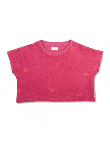 Towel Top LOVE AOP - Petit Blush