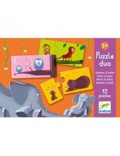 Puzzle Duo Mom & Baby - Djeco